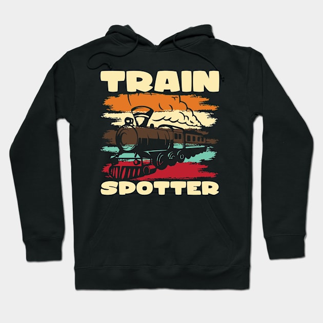 Train Spotter I Railroader I Train Hoodie by Shirtjaeger